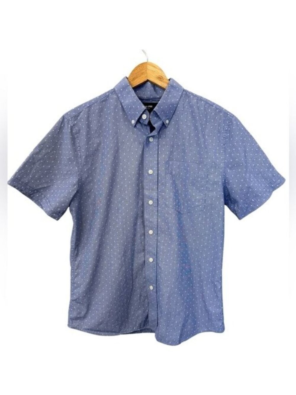 Jack Spade New York Men’s Button Down Short Sleeve Casual Shirt Size Medium Blue